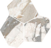 Dynasty Grey Polished/Matte 11X12 Eggs Mosaic | Gramercy Kitchen and Bath