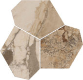 Dynasty Taupe Polished/Matte 11X12 Eggs Mosaic | Gramercy Kitchen and Bath