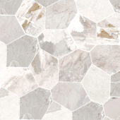 Dynasty White Polished/Matte 11X12 Eggs Mosaic | Gramercy Kitchen and Bath