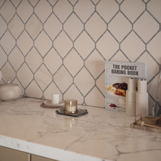 Elm Blue Mosaic | Gramercy Kitchen and Bath