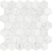 Eterna Bianco 2 Polished Hexagon Mosaic | Gramercy Kitchen and Bath