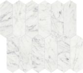 Eterna Bianco 2x6 Picket Mosaic | Gramercy Kitchen and Bath