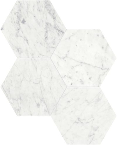 Eterna Bianco 6 Polished Hexagon Mosaic