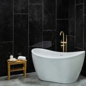 Etna Gloss Wall Panel 48x120 | Gramercy Kitchen and Bath