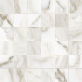 Florence 2X2 Calacatta Matte Mosaic | Gramercy Kitchen and Bath