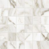Florence 2X2 Calacatta Matte Mosaic | Gramercy Kitchen and Bath