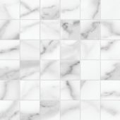 Florence 2X2 Statuario Matte Mosaic | Gramercy Kitchen and Bath