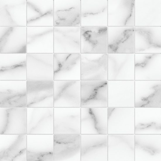Florence 2X2 Statuario Matte Mosaic | Gramercy Kitchen and Bath