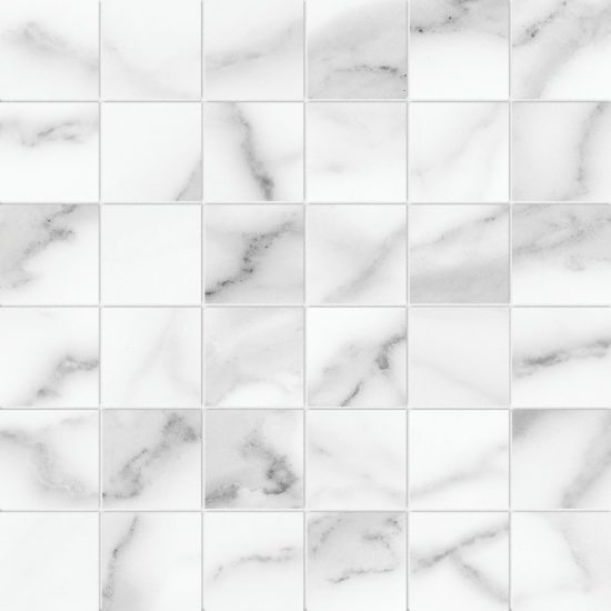 Florence 2X2 Statuario Matte Mosaic | Gramercy Kitchen and Bath