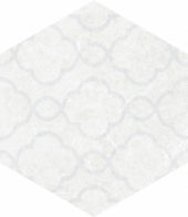 Form 5.5X6.3” White Decor Hexagon | Gramercy Kitchen and Bath