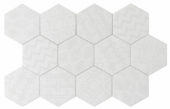 Form 5.5X6.3” White Decor Hexagon | Gramercy Kitchen and Bath