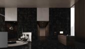 Galaxia Nero 2x6 Picket Mosaic | Gramercy Kitchen and Bath