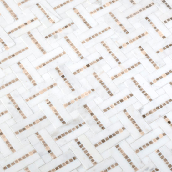 Gazebo Cream Mosaic | Gramercy Kitchen and Bath