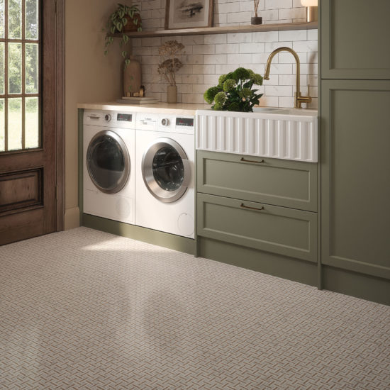 Gazebo Cream Mosaic | Gramercy Kitchen and Bath