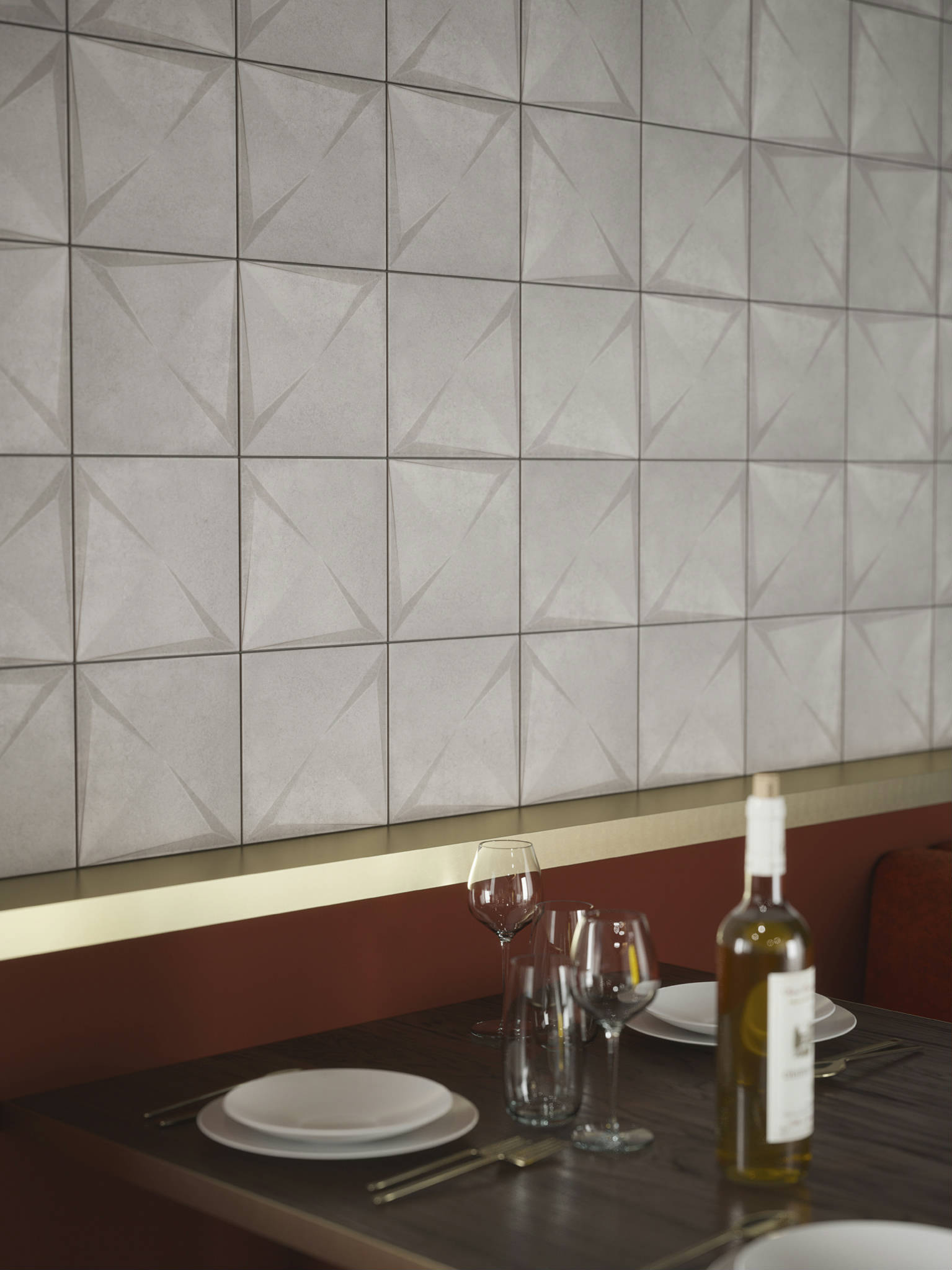 Gothic Floodplain 3D Field Tile | Gramercy Kitchen and Bath