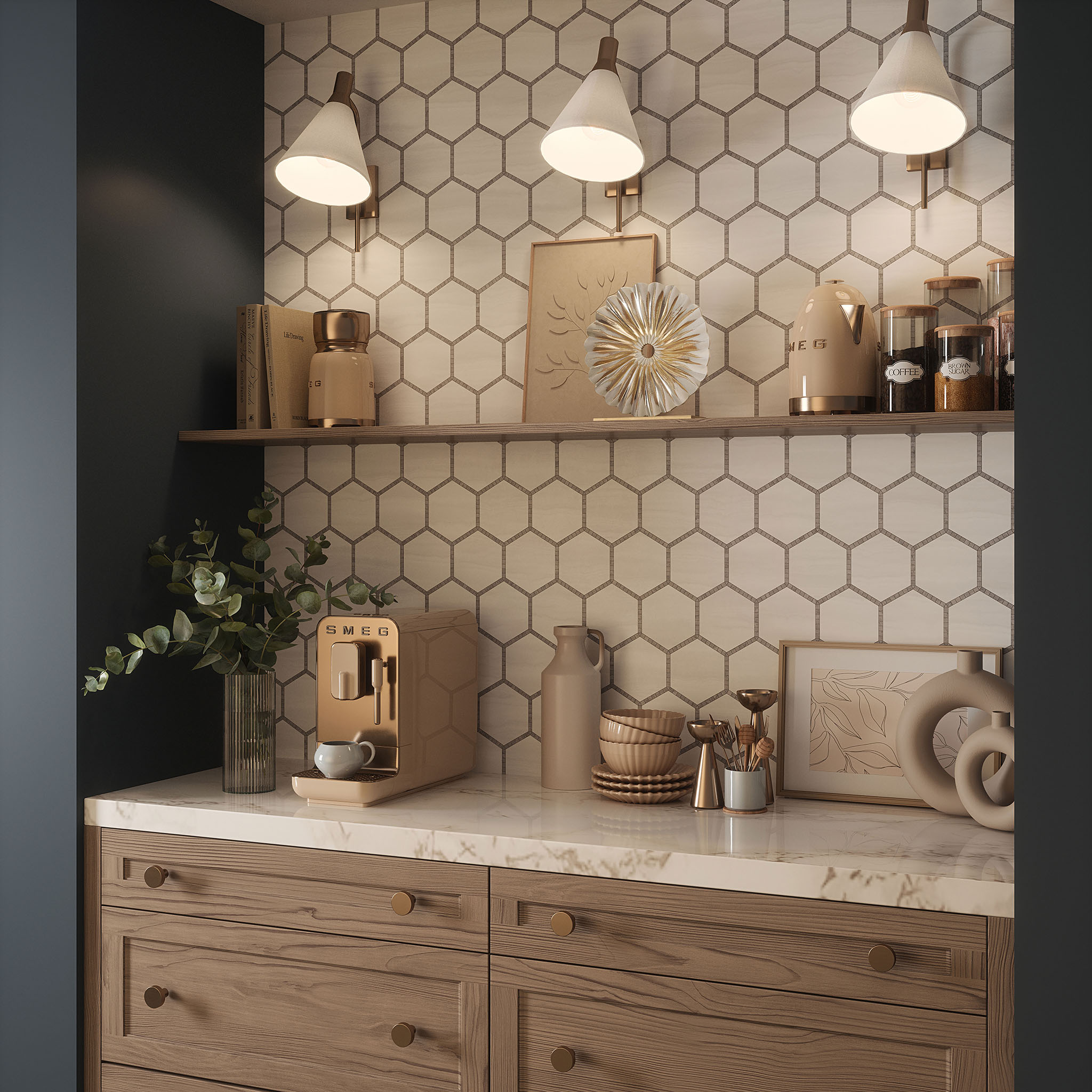 Gram Grey Mosaic | Gramercy Kitchen and Bath