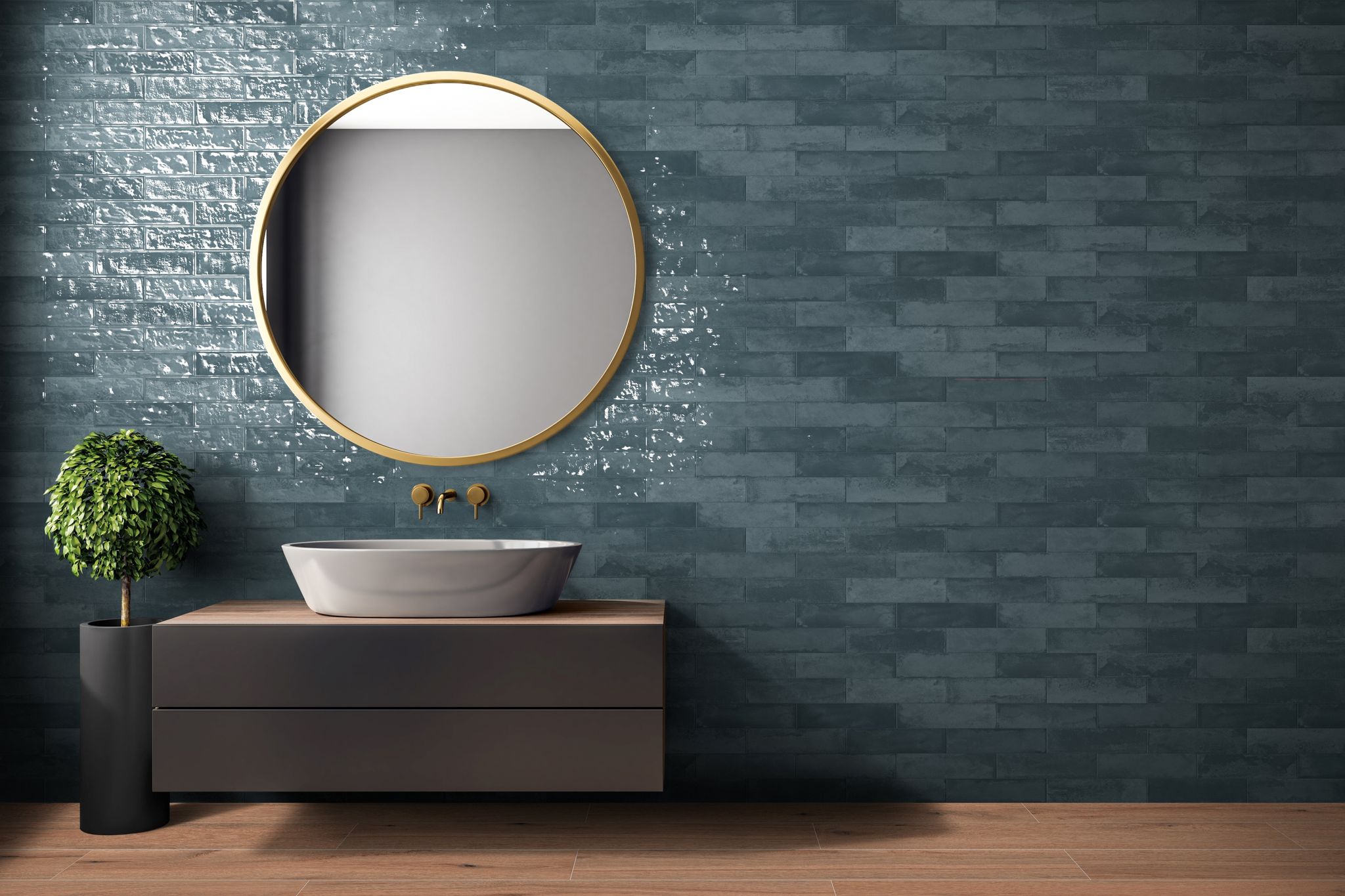 Grand Cayman 3x12" Kaibo Teal 1 | Gramercy Kitchen and Bath