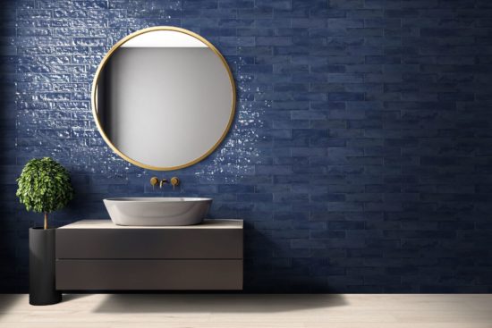 Grand Cayman West Bay Blue 3x12 | Gramercy Kitchen and Bath