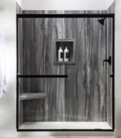 Hermitage Granite Shower Wall Kit 30x60x78 | Gramercy Kitchen and Bath