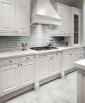 Ice Arabesque  Mosaic | Gramercy Kitchen and Bath