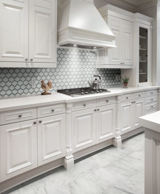 Ice Arabesque  Mosaic | Gramercy Kitchen and Bath