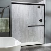 Iced Pewter Shower Wall Kit 30x60x78 | Gramercy Kitchen and Bath