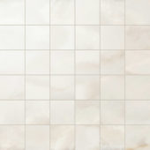 Intrigue Ivory Matte 2x2 Mosaic | Gramercy Kitchen and Bath