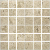 Ivory 2X2 Mosaic | Gramercy Kitchen and Bath