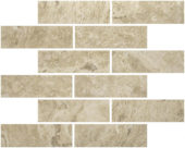 Ivory 2X6 Mosaic | Gramercy Kitchen and Bath