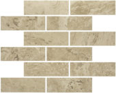 Ivory 2X6 Mosaic | Gramercy Kitchen and Bath