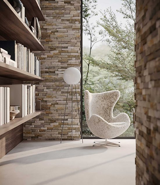 Ledger Stone 6x24 Split Face | Gramercy Kitchen and Bath