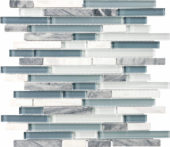 Linear Waterfall Mosaic | Gramercy Kitchen and Bath