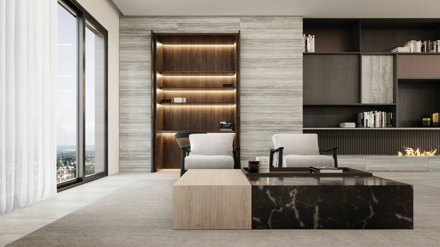 Luxury Treiste Travertini 24x48 | Gramercy Kitchen and Bath