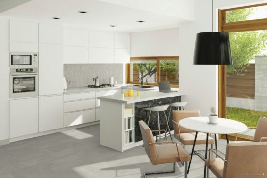 Madison 2X2 Mosaic Glacier Matte | Gramercy Kitchen and Bath