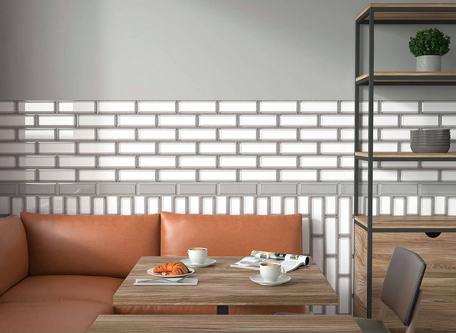 Marco 3X9 Blurred Black | Gramercy Kitchen and Bath