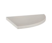 Marmiline Ash 9x9 Corner Shelf | Gramercy Kitchen and Bath