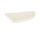 Marmiline Ivory 9x9 Corner Shelf | Gramercy Kitchen and Bath