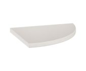 Marmiline Pearl 9x9 Corner Shelf | Gramercy Kitchen and Bath