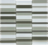 Mineral Blend Stacked Mosaic | Gramercy Kitchen and Bath