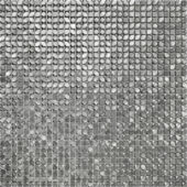 Mini Hexagon Silver Aluminum Mosaic | Gramercy Kitchen and Bath