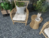 Mini Opus Matte Grey Mix Marble Stone Interlocking | Gramercy Kitchen and Bath