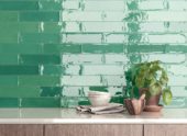 Morocco Green 3x11 | Gramercy Kitchen and Bath
