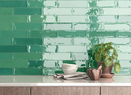 Morocco Green 3x11 | Gramercy Kitchen and Bath