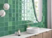 Morocco Green 5x5 | Gramercy Kitchen and Bath