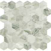Moscato Argento 2 Hexagon Mosaic | Gramercy Kitchen and Bath