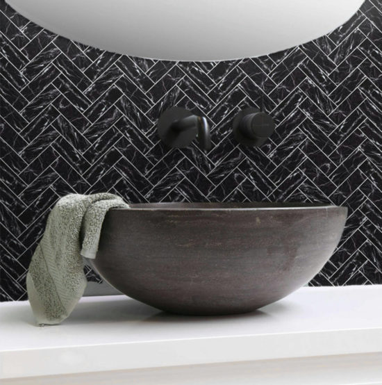 Nero 3x9" Nero | Gramercy Kitchen and Bath