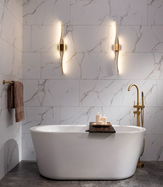 Olympus Matte Wall Panel 48x120 | Gramercy Kitchen and Bath