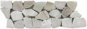 Onyx White Opus Mosaic Interlocking Border | Gramercy Kitchen and Bath