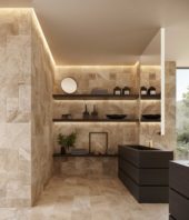 Picasso Cobble Stone Pattern Set | Gramercy Kitchen and Bath