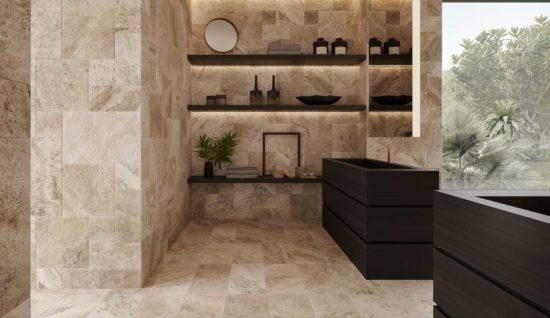Picasso Cobble Stone Pattern Set | Gramercy Kitchen and Bath